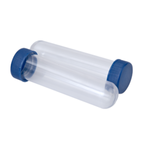 Spex SamplePrep 2253-PC-48, Vial with Screw Cap, Polycarbonate, 50 mL, 1-1/8" dia x 4-1/2"L; 48/PK; CP Part 04500-38_1878267