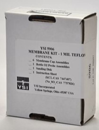 Membrane Kit for Model 5905 Probe: 6 Membrane Caps, KCl Solution, Sanding Disc._1856017