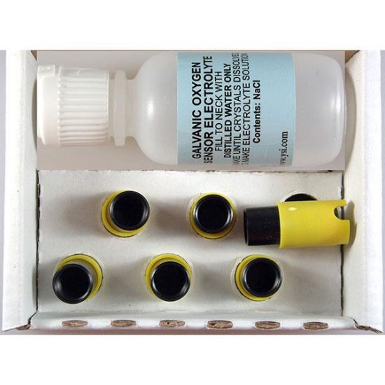 5913 - Cap Membrane Kit 1.25 Mil PE (6 each), includes electrolyte (yellow cap)_1903797