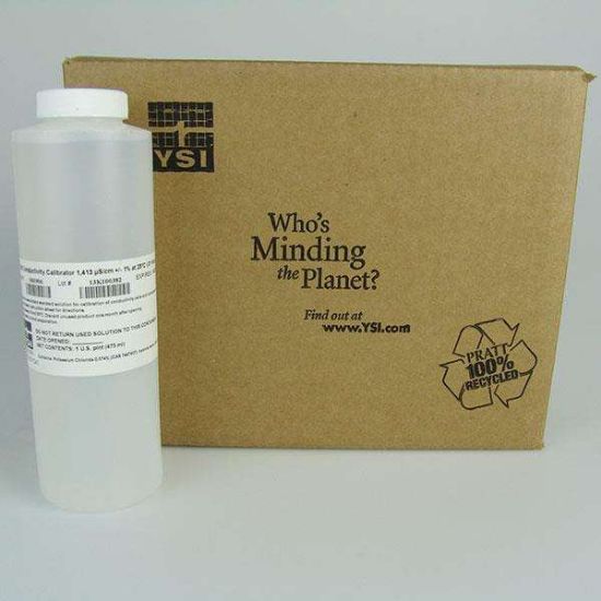 3160 - Conductivity Calibrator Solution 1413 umhos/CM, +/- 1% (.01 MOLAR KCL) (8 ea, pint)_1903783