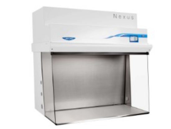 4' Nexus Horizontal Clean Bench. 26" deep work area with standard interior. Features laminar, ISO Class 4 airflow, intelligent OS with 5” touchscreen and an ECM motor with CAP™ Technology. Includes UV. 230V C/A. EA._1921535