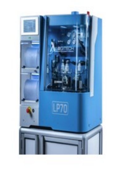 DEMO LP70G with Bluetooth Software precision Lapping & Polishing Machine, complete with 2 metered abrasive dispensing unit and 2 abrasive cylinders, eccentric sweep facility on four workstations (220-240v / 50Hz)_1921802