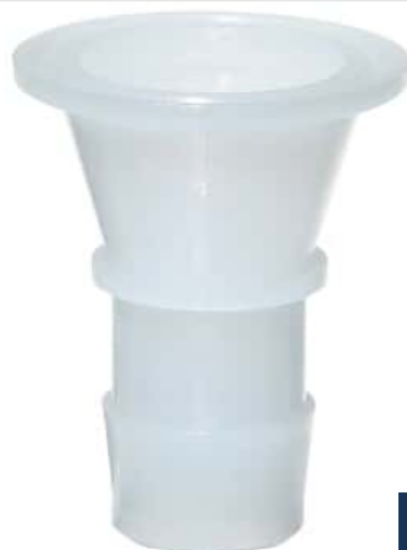 Masterflex Fitting, Polypropylene, Straight, Sanitary Clamp to Hose Barb Adapter, 1 1/2" Tri-Clamp® x 3/4" ID; 6/PK_1868745