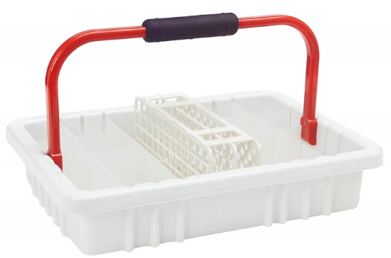 Phlebotomy / Sample Collection Tray, 17mm rack, White_1870205