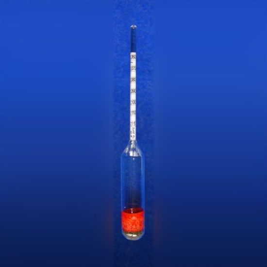 LabFriend Density Hydrometers, Without Thermometer, 0.820–0.880 g/ml, 0 ...