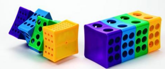 Heathrow Scientific LLC Tube Rack Rota-Rack for Microtubes, Rotating 4 ...