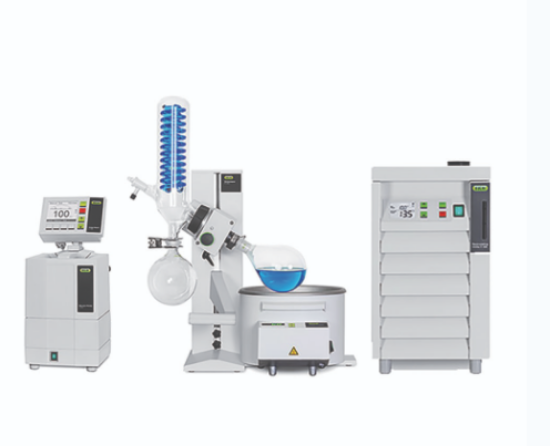 Büchi Labortechnik Rotavapor R-100 System with Recirculating Chiller F ...