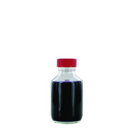 Narrow-neck bottle NK 100 GT, 100ml clear glass, closure with PTFE insert, thread dia.28mm_1518083