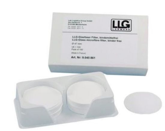 LLG-Glass microfibre filter 125mm 1.6 μm, binder free, pack of 100_1558812