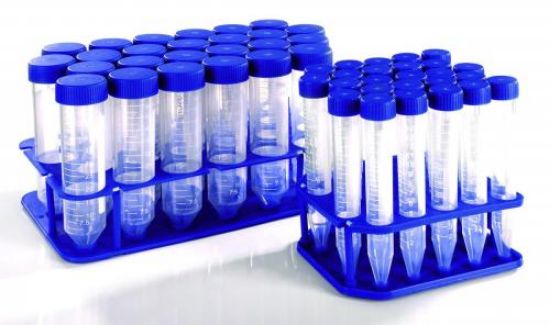 Centrifuge tubes 15 ml, PP, clear with big writing area, HDPE cap, sterile, pack of 10x50_1565485