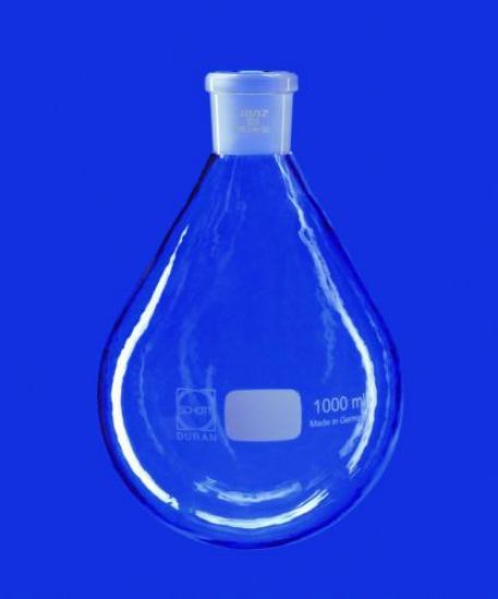 Evaporating flask 1000 ml, pear shaped NS 29/32, PUR coated_1568102