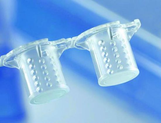 BRAND Insert Strips of 4 BRANDplates PS, cellGrade Plus Surface, with ...