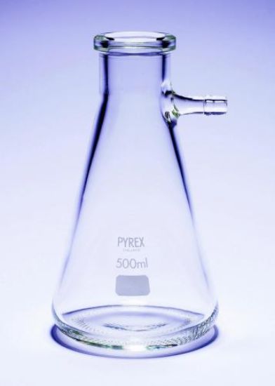 Filter flask 500ml, Type Büchner plain side arm, Pyrex® pack of 10_1566935