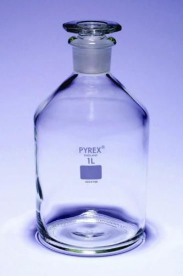 Reagent bottles 1000ml, narrow neck with stopper NS 29/32, Pyrex® pack of 10_1569842