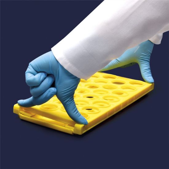 Test tube rack High Density PP, 50 places, for tube dia. 15-16mm_1570397