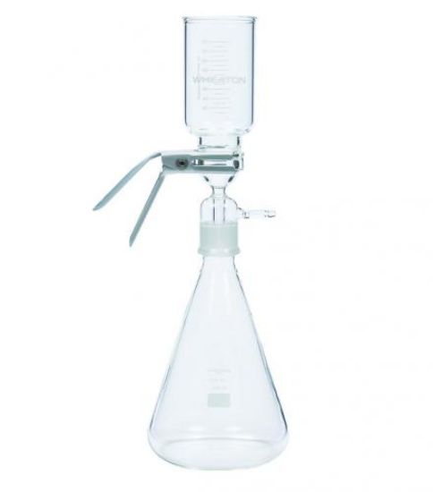WHEATON-Clear Type I 47mm Borosilicate Vacuum Filter with 1 L Flask   (419380)_1578943