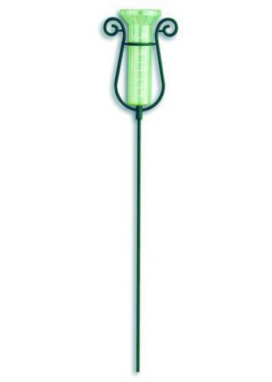 Rain meter 135 x 75 mm plastic, with green stem, one part_1583366