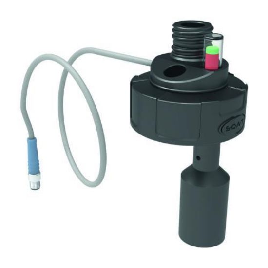 Safety Waste Cap S60 with electr.fill level controll, for connection table assembly, 1xconnec. filter, 1xconnec. GL25_1588209