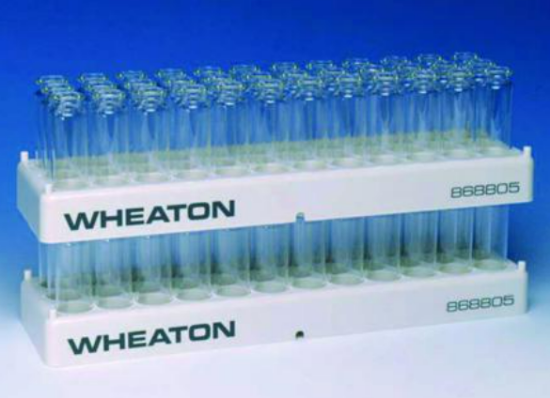 WHEATON-Racks, PP for 5x10 vials, max.Ø 28mm  (868806) pack of 5_1588105