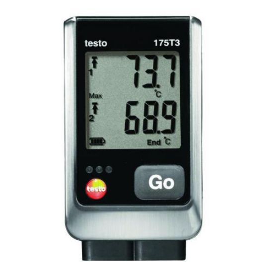 Temperature data logger testo 175 T3 2 ext.sensor connections_1599606