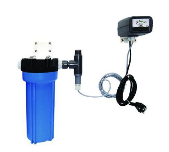 Ion exchangers system DS 150, plastic 50 l/h, 3 kg, 93 x 125 x 96 mm (BxHxT) 150l capacity for 10° total dissolved solids_1605793