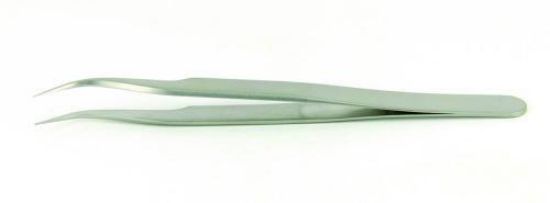 Tweezers 120 mm, stainless steel type 7.SA,  tips: curved, fine_1605963