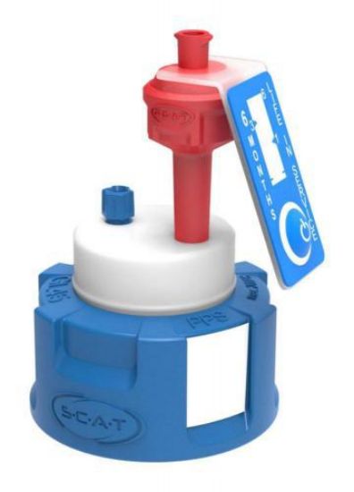 SafetyCap I, V2.0, GL45 1x PFA-fitting 3,2 mm OD with air valve_1607739