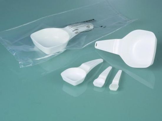 Dosage spoon 0.5 ml, PS, white, sterile pack of 100_1607805