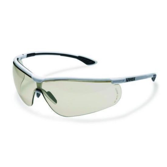Protection spectacles sportstyle 9193 colour: black/white, lenses: light brown, UV 400,5-1,4, supravision extreme_1610681