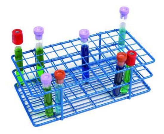 Heathrow Scientific Test Tube Rack 6x12, Blue Wire | John Morris Group