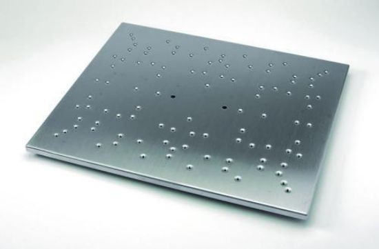 Shaking platform pre-drilled for flask clamps_1611778