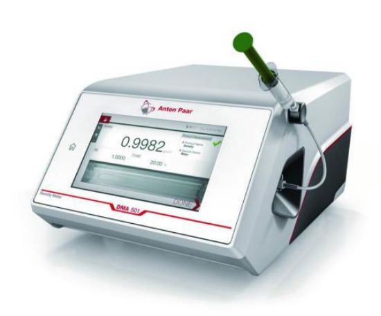 Digital laboratory density meter DMA 501 Measuring range density 0 g/cm³ to 3 g/cm³ Pressure 0...10 bar, temperature 15...40°C_1611873