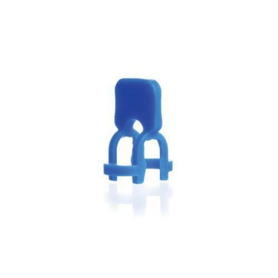 KECK-clips for spherical joints POM, blue, for S 19 pack of 10_1613409
