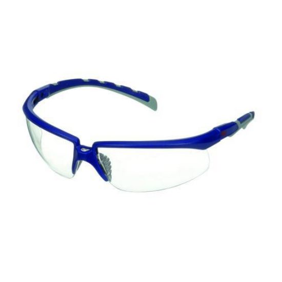 Safety glasses Solus 2000 anti-fog/anti-scratch, clear lens, frame: blue/grey_1617753