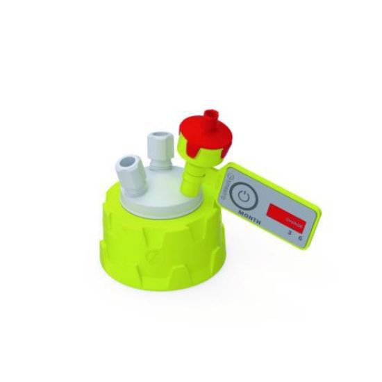 b.safe Cap GL45 Preparative 2x NPT 1/8", 1x UNF 1/4"_1726633