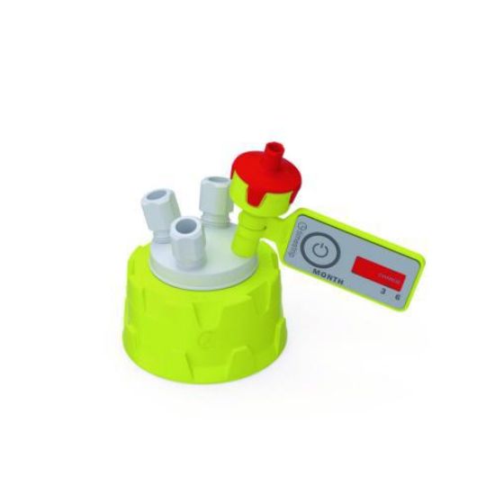 b.safe Cap GL45 Preparative 3x NPT 1/8", 1x UNF 1/4"_1726634