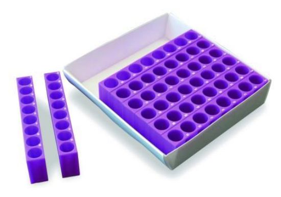 TracRack® Segmented Tube Rack, Purple_1728952