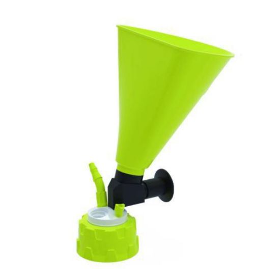 b.safe Waste Cap GL45 with Funnel 1x UNF1/4", 1x GL14, 1x NPT1/8"_1726658