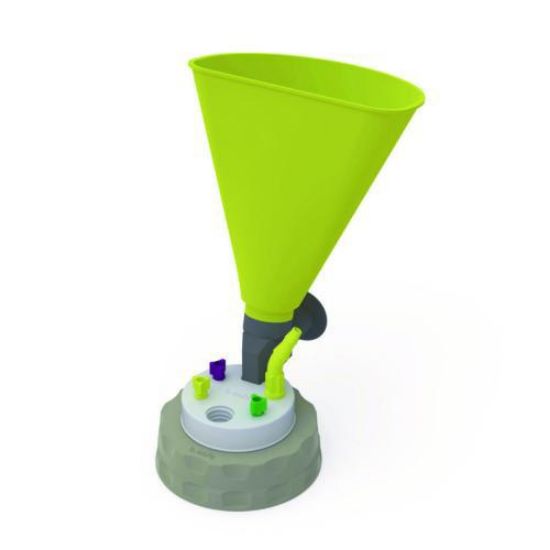 b.safe Waste Cap S70 with Funnel 1x UNF1/4", 1x GL14, 1x NPT1/8"_1726644