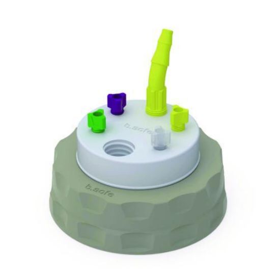 b.safe Waste Cap S70/71 4x UNF1/4", 1x GL14, 1x NPT1/8"_1726563