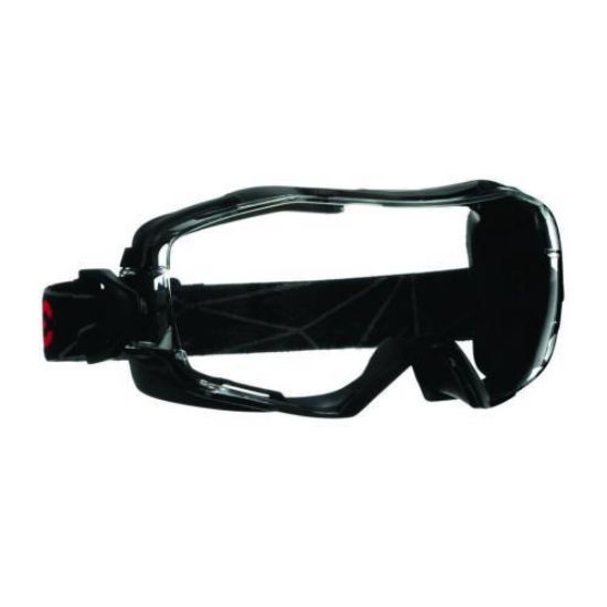3M GoggleGear 6000 Full Vision Glasses GG6001SGAF-BLK, Black Frame ...