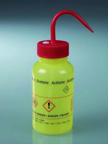 LeakProof-Spritzflasche 500 ml LDPE, "Acetone" Print in German, English and French_1730848