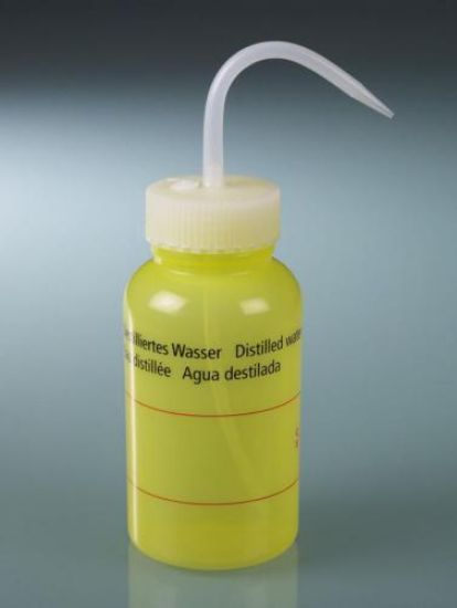 LeakProof wash bottle 500ml, LDPE, "Dest. Water" printin in german, english and french_1730820