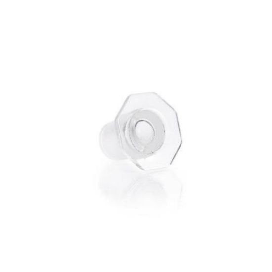DURAN® Glass flat-head stooper, octagonal, clear, NS 34/34, semi-hollow_1727826