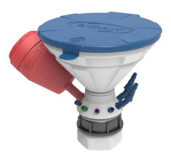 Universal Waste Hub "Jan" - S50 safety funnel, 4x 1,6/2,3/3,2 mm OD_1729110