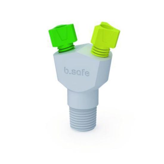b.safe-Multiport PTFE, NPT 1/8", 2x UNF 1/4"_1726282
