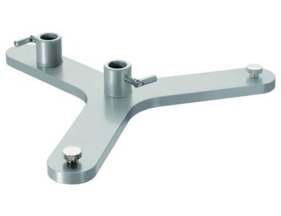 Tripod base Duplex 185 mm leg length powder coated, levelling for bars up to 16 mm_1727375