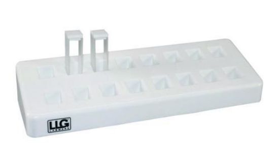 LLG-Cuvette rack, PP, for 16 cuvettes of 10mm, 210x70x35mm_1727396
