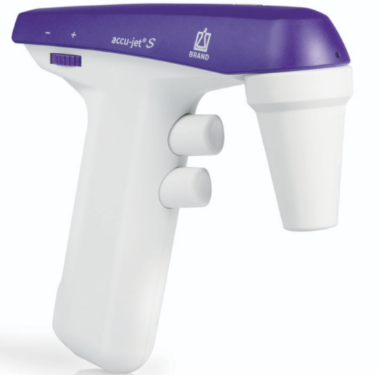 Pipette controller accu-jet® S for 0,1 - 200 ml pipette, amethyst, w. universal power supply unit 100-240 V 50/60 Hz, wall bracket and 2x m. filter_1727179