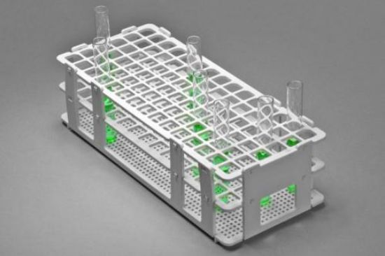 BEL-ART-Test tube rack 90 places, D: 13 mm, 6 x 15, white, autoclavable_1729220